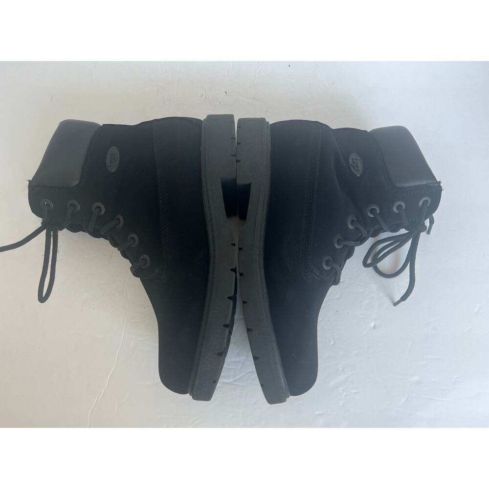 LUGZ Women's Black Convoy 6-Inch Lace‎ Up Round Toe Lug Sole Ankle Boots Sz 7.5 - Picture 5 of 10